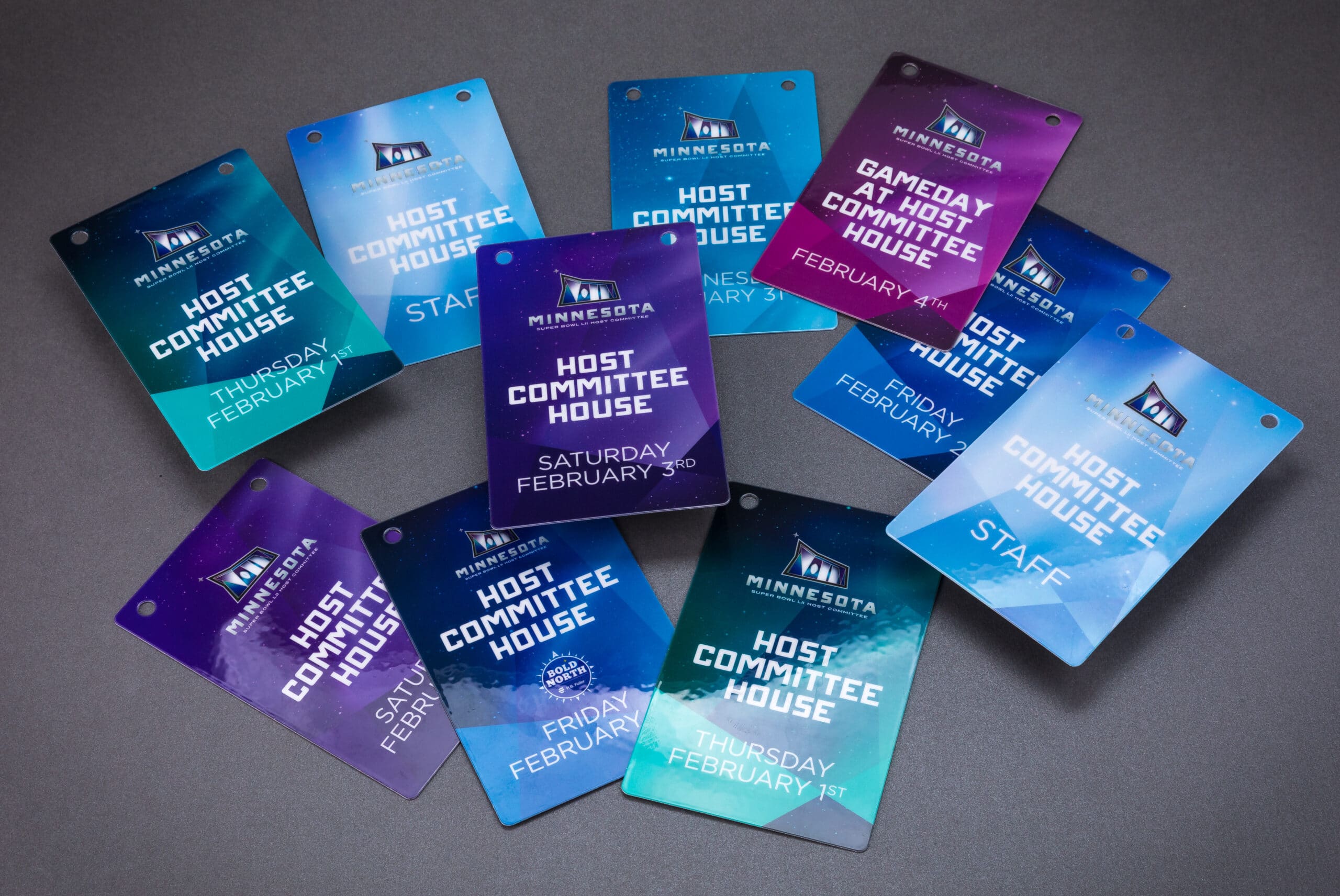 SuperBowl LII - access passes - overview