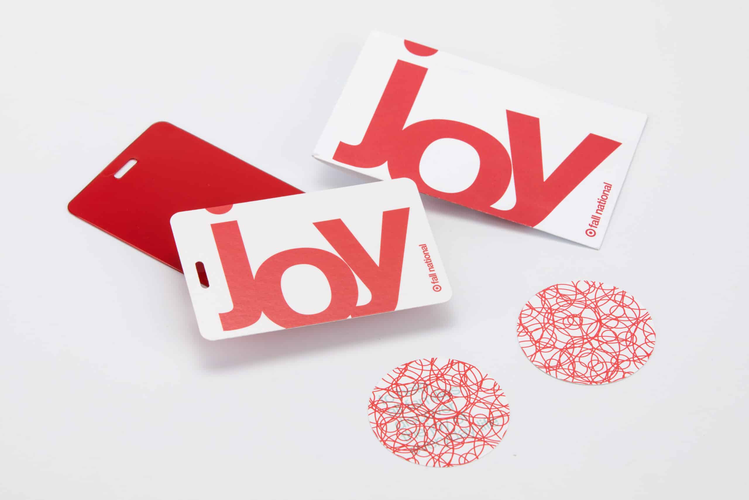 Target - Joy Card - all components, spread out
